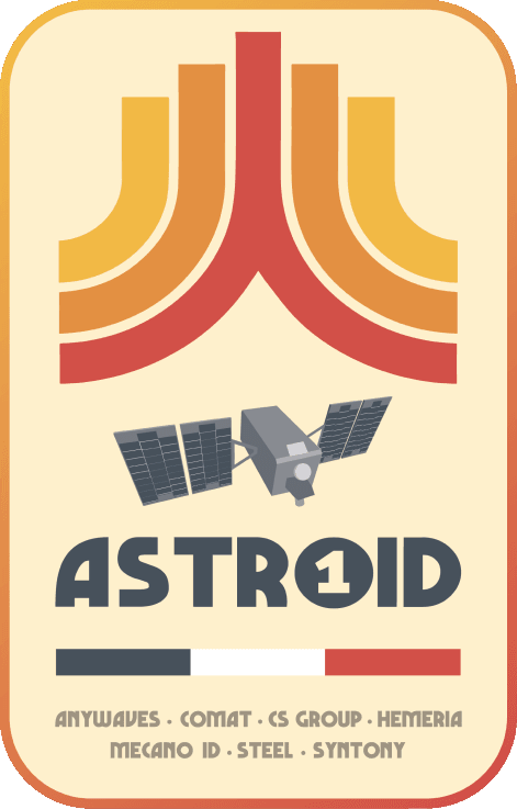 Demonstration of satellite and Control Centre logo